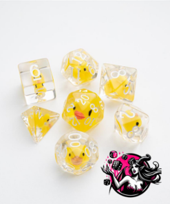 Alternative view of Set de dados de rol "Patitos de Goma"