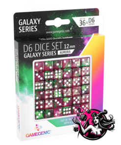 Dados de 6 caras "Aurora"