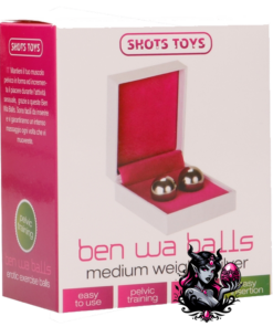 Bolas chinas ben wa balls peso medio plateadas