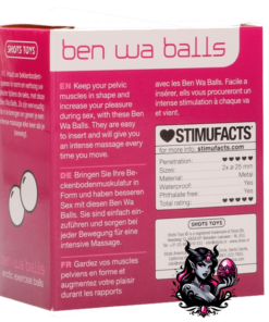 Alternative view of Bolas chinas ben wa balls pesadas plateadas
