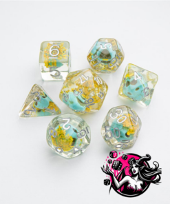 Alternative view of Set de dados de rol "Cráneo Verde"