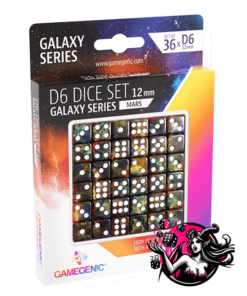Dados de 6 caras "Marte"