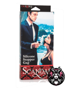 Scandal mordaza de silicona con bola y cadena
