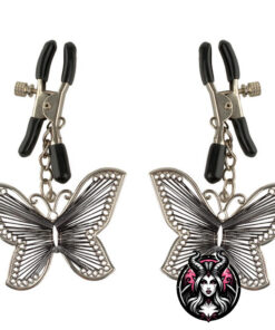 Fetish fantasy pinzas con mariposas
