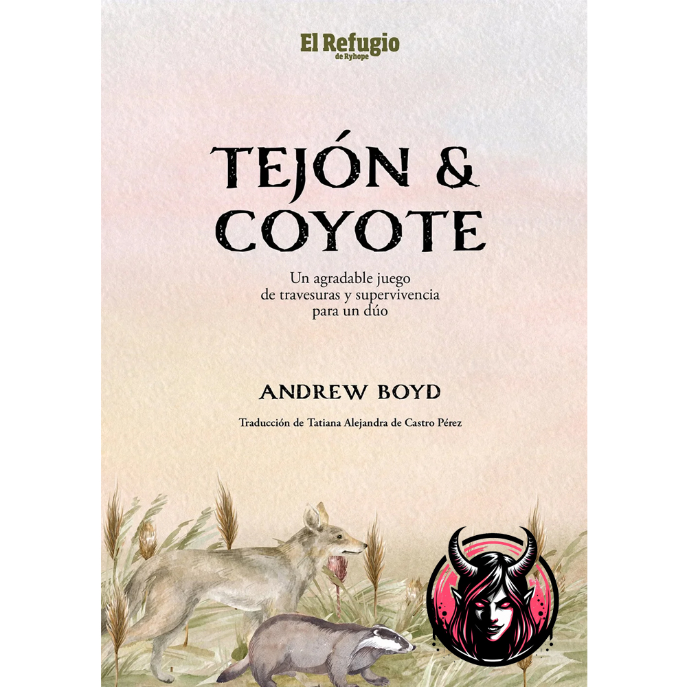 Tejón & Coyote, juego de rol para dos jugadores sin director publicado por El Refugio Editorial.