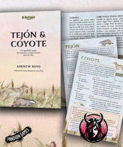 Tejón & Coyote, juego de rol para dos jugadores sin director publicado por El Refugio Editorial.